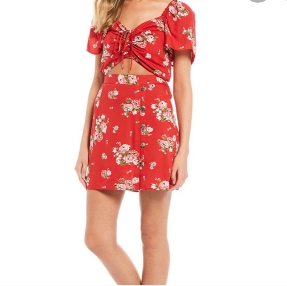 NWT two piece Band of Gypsies top and skirt